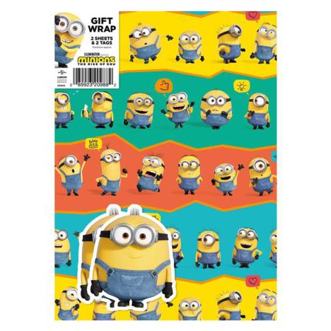 Minions Rise Of Gru Gift Wrap & Tags £1.79